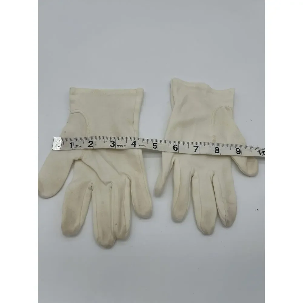 Vintage Cream White Gloves Lot of 4 Pairs Retro Costume Formal As Is